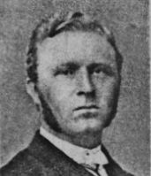 Foto av hjemmets grunnlegger, Peter Hærem, gjengitt i jubileumsbok fra 1950.