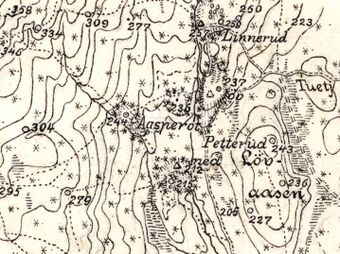Petterud og Asperot Brandval vestside kart 1919.jpg