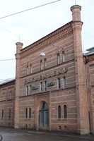 Hovedinngang Frydenlunds bryggeri, Pilestredet 52 (1859). Foto: Chris Nyborg (2013).