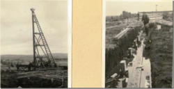 Plankedekket tar form i mai 1940.