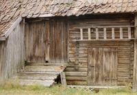 Låven på Smedbrua i 1988