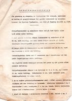 Arbeidsbeskrivelse for bygging av ny port 1937. Side 1.