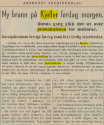 Prøvebukken. Artikkel i Akershus Arbeiderblad 16.02.1948.