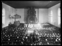 Interiør. Foto: Narve Skarpmoen/Nasjonalbiblioteket (1926-1930).