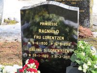 Prinsesse Ragnhild og ektemannen Erling Lorentzen er gravlagt på Asker kirkegård. Foto: Stig Rune Pedersen
