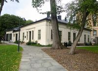 Professorboligen fra 1856, brukes i dag som til møterom og representasjon. Foto: Stig Rune Pedersen (2015).