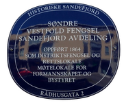 Søndre Vestfold Fengsel, Sandefjord avdeling, Rådhusgata 2,