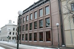 Dagens bygning fra 1986 for Norges Bank. Foto: Chris Nyborg (2013).