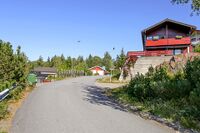 Småhusbebyggelse i den nordre delen av Rådyrvegen. Foto: Leif-Harald Ruud (2024).