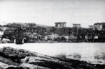 Rødskjærholmen Træna omkr. 1911 Stortørvær.png