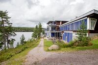 Rømskog Spa ved innsjøen Vortungen øst i Aurskog-Høland. Foto: Leif-Harald Ruud (2017).