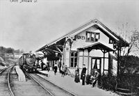 Røyken jernbanestasjon 1911 (RHB-0155).jpg