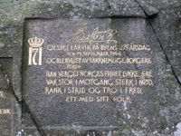 Kongebesøk, Haakon VII 1946. Foto: Roy Olsen (2005).