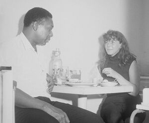 Randi Hultin med John Coltrane.jpg