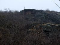 15 cm kanon i Singelfjellet. Foto: Tommy Gildseth (2013).