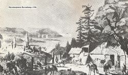 Ravnsborg skysstasjon i Asker 1792.
