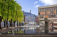 I den sørligste delen av bydelen finner vi Regjeringskvartalet. Foto: Leif-Harald Ruud (2014)