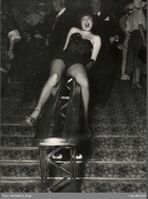 Lystig på Forfatterforeningens karneval. Foto: Aage Storløkken/Oslo Museum (1950).