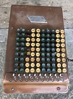 Regnemaskin Comptometer.