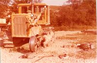 Reparasjon av dozer hos Torstein Koller, Solberg.