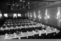 Interiør fra Restaurant Humlen fra 1959. Foto: Wilhelm Råger/Digitalt museum