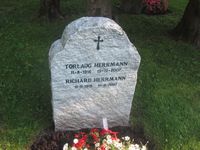 Richard Herrmann er gravlagt på Vestre gravlund i Oslo. Foto: Stig Rune Pedersen (2012)