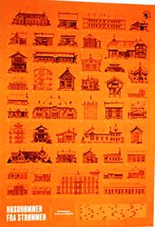 En av Riksantikvarens postere presenterte hele 40 ulike hus fra Strømmen Trævarefabrik til Trevarndagene 2019. Foto Steinar Bunæs.