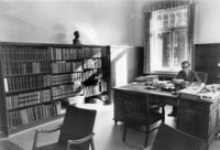 Dagfinn Mannsåker, riksarkivar 1965-1982. Foto: Solly Sannerud, Riksarkivet