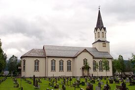 Rindal kyrkje, Foto: Beagle84 (2012).
