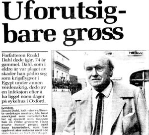 Roald Dahl faksimile Aftenposten 1990.jpg