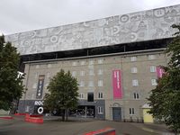 Fasaden på Rockheim i dagslys. Foto: Siri Iversen (2018).