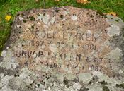 Speiderlederen Rolf Lykkens gravminne på Ullern kirkegård i Oslo. Foto: Stig Rune Pedersen