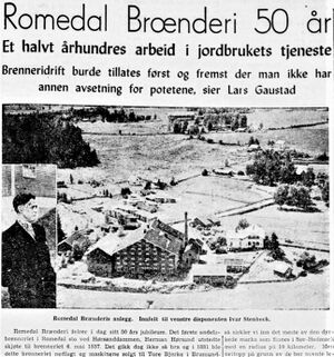 Romedal Brænderi faksimile 1951.jpg