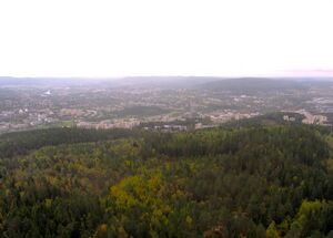 Romsås og Groruddalen sett fra Røverkollen 2014.jpg