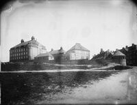 Rosenhof skole Foto: Narve Skarpmoen/Nasjonalbiblioteket (1917).