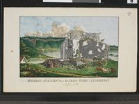 39. Ruinerne af Kirken paa Gaarden Steen i Ringeriget seet fra N.V. - no-nb digimanus 73492.jpg