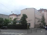 Ruseløkka skole i Oslo, oppført 1871. Foto: Stig Rune Pedersen (2012)