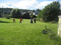 Parken på Ruudjordet på hjørnet av Veibygata og Stalsberggata.