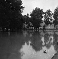 61. SB11257 Flommen 1950 j parken nedenfor Kinoteateret.jpg