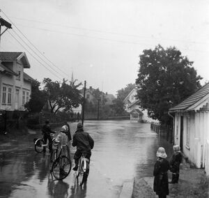 SB11259 Flommen 1950 l Prinsensgate ved Lundenveien og gassverket.jpg