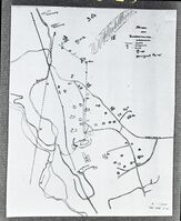 Kart fra 1945 over området ved Lillehammer Turisthotell. Dette var tyskernes hovedkvarter under andre verdenskrig.