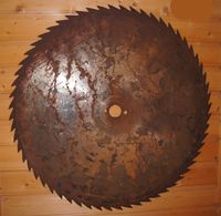 Sagblad 1 meter i diam. Fra Grøstad