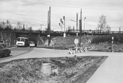 Sagdalen gamle jernbaneundergang 1972.