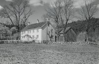 Eiendommen Saltrød. Foto: Halvor Vreim/Riksantikvaren (1953).