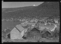 Sandane i Gloppen i 1948. Foto: Ukjend/Nasjonalbiblioteket