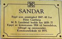 Sandar Prestegård / Sandar Herredshus