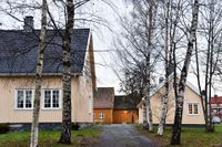 Hystadveien 21, Pukkestad gård. Sandefjord bymuseum fra 1956 til det ble stengt på 2000-tallet. Foto: Roy Olsen (2017).
