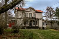 Våningshuset på Nedre Sand gård. Foto: Leif-Harald Ruud (2020)