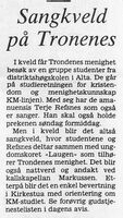 Harstad Tidende 9. april 1983.