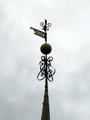 Sarpsborg, Ingedal kirke værhane (01).JPG